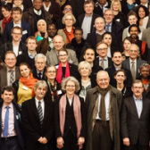 Gruppenbild (Ausschnitt) der Teilnehmer des Agenda-2030-Expertentreffens in der Berlin-Brandenburgischen Akademie der Wissenschaften